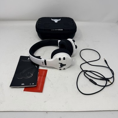 JBL Under Armour Sport Wireless Train Project Rock Edition Headphones White