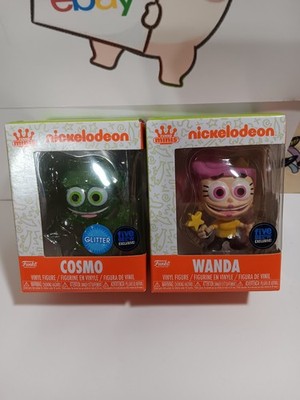 FUNKO MINIS NICKELODEON WANDA & GLITTER COSMO FIGURE SET NEW IN BOX!!!