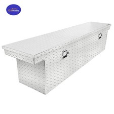 60x13x14side Mount Tool Box Aluminum Pickup Truck Side Tool Box Storage 60x13x14side Mount Tool Box Aluminum Pickup Truck Side Tool Box Storage