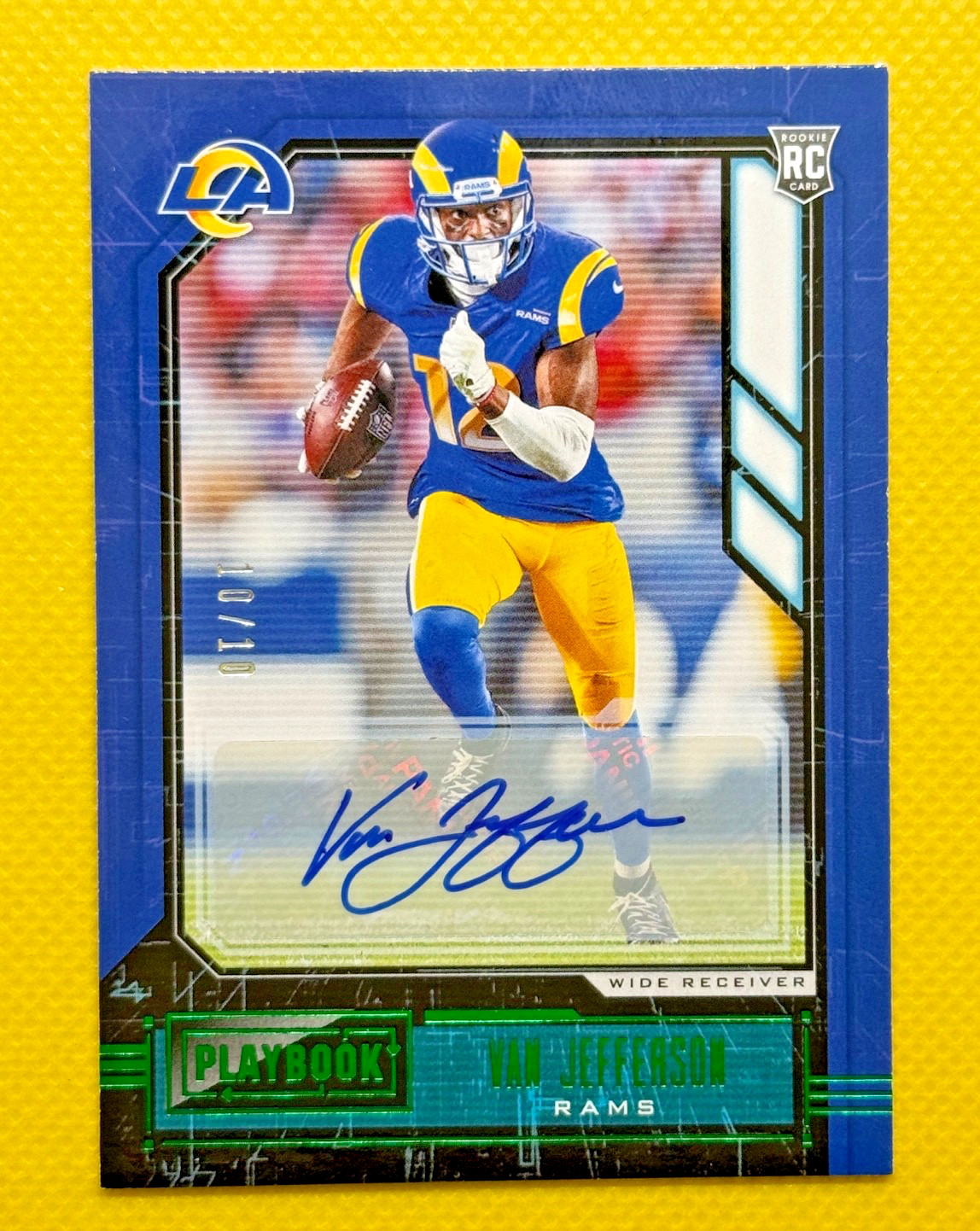 Van Jefferson Panini Playbook #127 Green