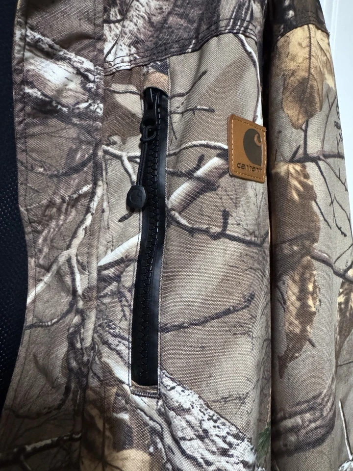 Carhartt Realtree Camo Shoreline Jacket 101090 Hunting Outdoors - Image 2 of 4