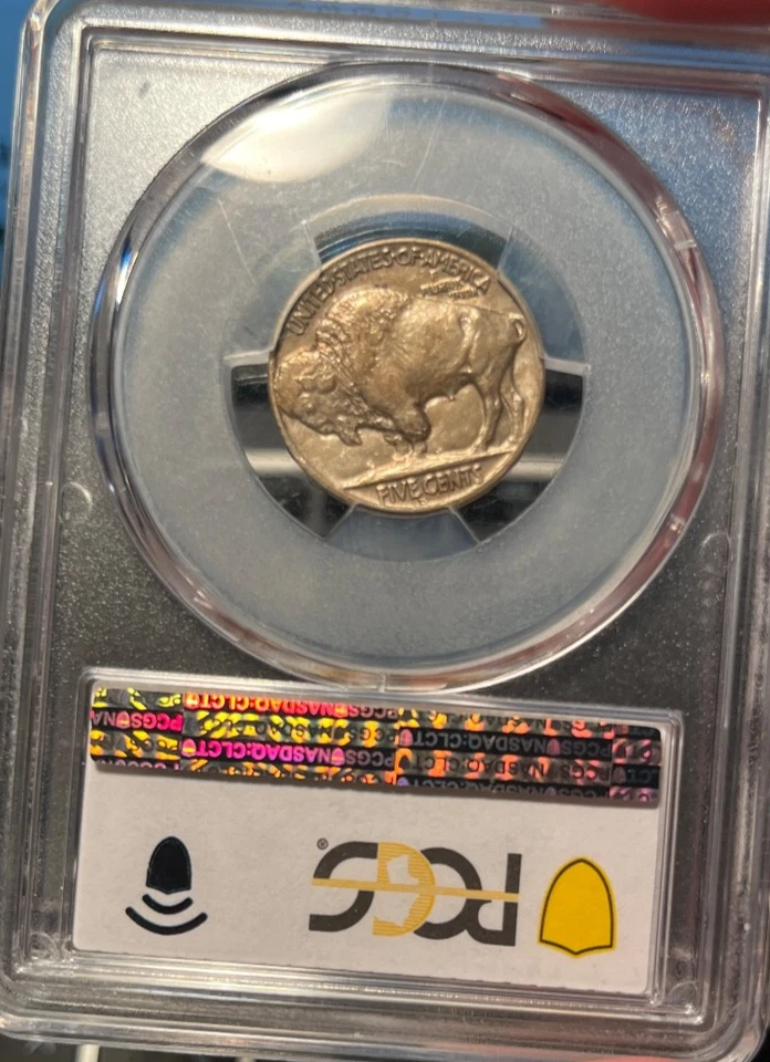 1917-D Buffalo Nickel 5c PCGS AU50 - Image 2 of 3