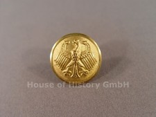 150815: EIN goldener Knopf, Reichsadler, Eisenbahn Reichsbahn, Joppe Dienstjacke