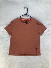 ENVE Women's Cycling MTB Short Sleeve Wool Blend T-Shirt Mahogany Size M