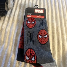 2 Pair Marvel/Spiderman Socks