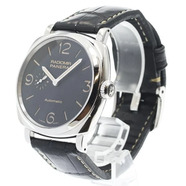 Panerai — Officine Panerai Radiomir PAM00572 45mm SS Black Dial Automatic Watch #C3181
