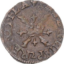 [#1173233] Coin, Spanish Netherlands, Philip II, Duit, 1565-1568, Bruges, EF(40-