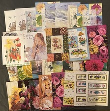 30 Unused Get Well Cards With Envelopes Various Brands And Artists