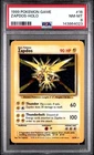 POKEMON ZAPDOS 1999 GAME BASE SET #16 HOLO PSA 8