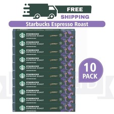 Starbucks By Nespresso Dark Roast Original Espresso Capsule Coffee 100 PODS BULK