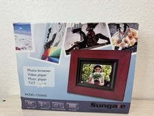 Sungale CD5600 5"6 Hi-Resolution Digital Photo Frame BRAND NEW/OPENED BOX