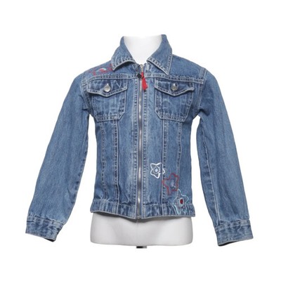Dopo Dopo, Jeansjacke, Unisex (Kinder), Größe: 110, Blau, Baumwolle, Print #8Ji