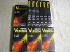 Lot 10 x BASF EMTEC VHS 3 HRS E 180 VISION CHROME VIDEO CASSETTE