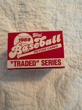 1989 TOPPS TRADED Baseball Complete Set (132 Cards)