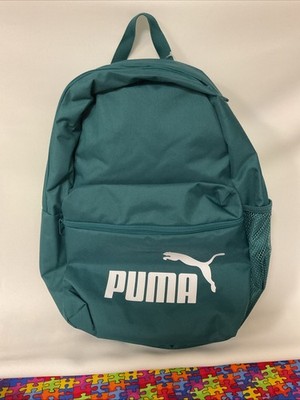 Puma Phase Unisex Multi Sports /Casual Backpack  Cold  Green Side Pockets