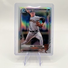 2021 Bowman Draft Will Bednar 1st Refractor BDC-197 | San Francisco Giants