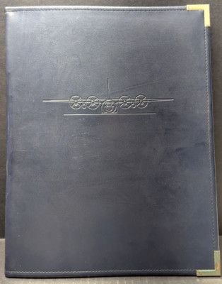 Vintage Lockheed Aeronautical Systems Company C-130 Folio Binder Made in the USA