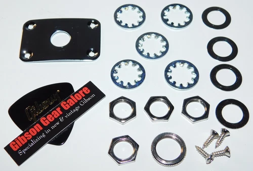 Gibson Explorer Pot Hardware Nut Lock Switch Washer Set Standard HP Guitar Parts