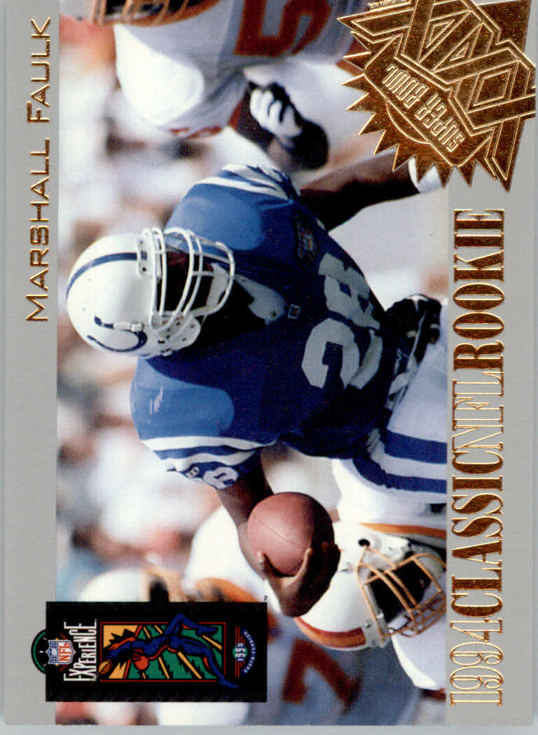 1995 Classic NFL Experience Football "Insert" Cards