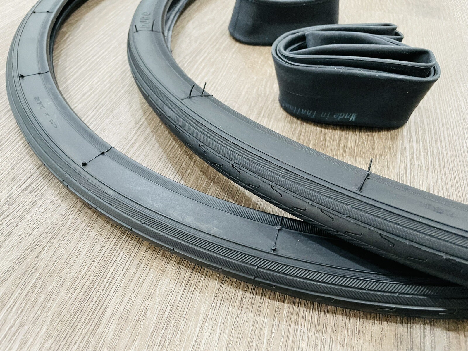 (2) 26 x 1 3/8 Bicycle Black Tires + (2) Inner Tubes Bicycle NEW**