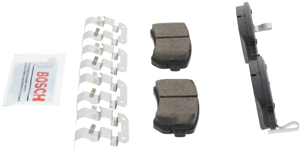Pastilhas de freio traseiras de cerâmica 2011 2012 para 2010-2013 Kia Forte Koup Bosch QuietCast - Imagem 4 de 4