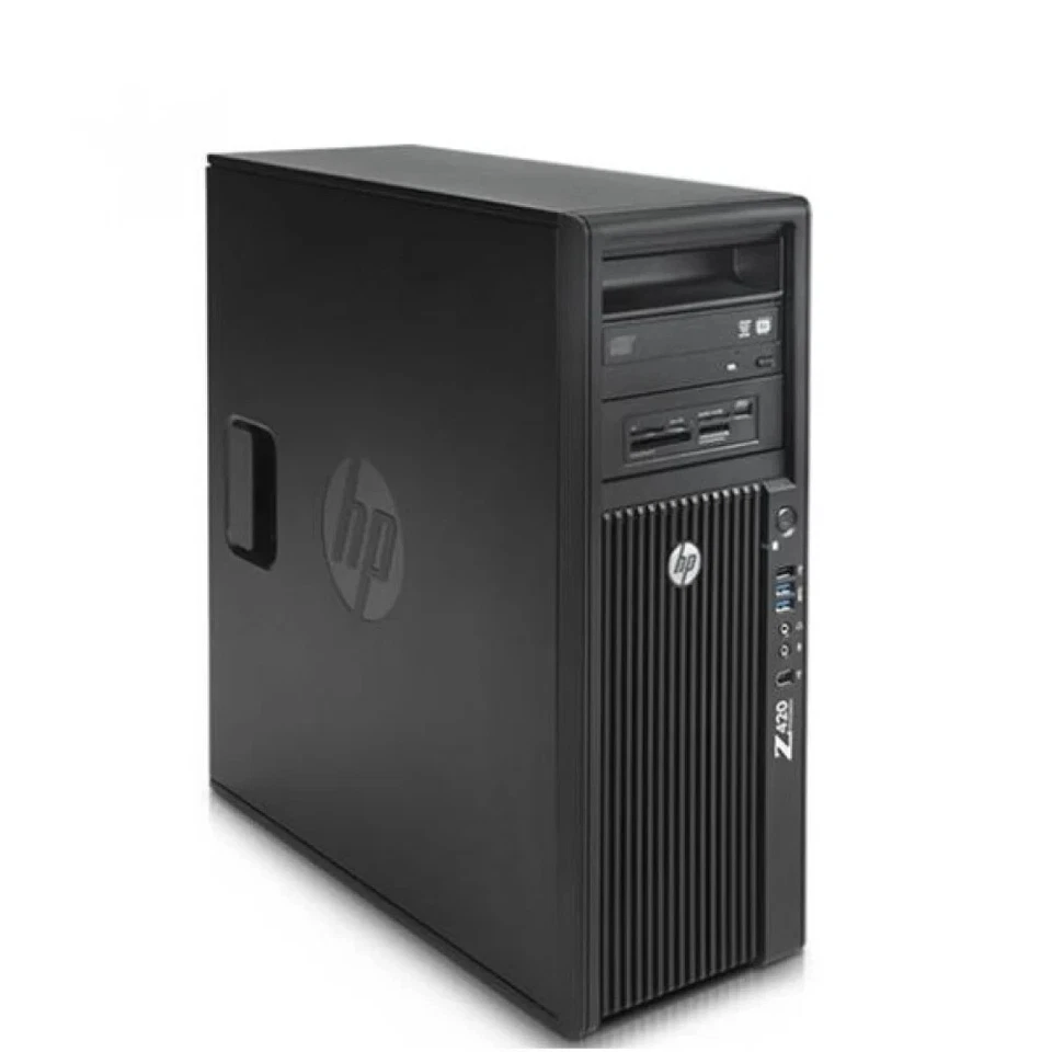 HP Z420 Workstation Xeon E5 1620 v2 8GB RAM 256GB SSD Quadro K2000 Win10 - Immagine 2 di 4