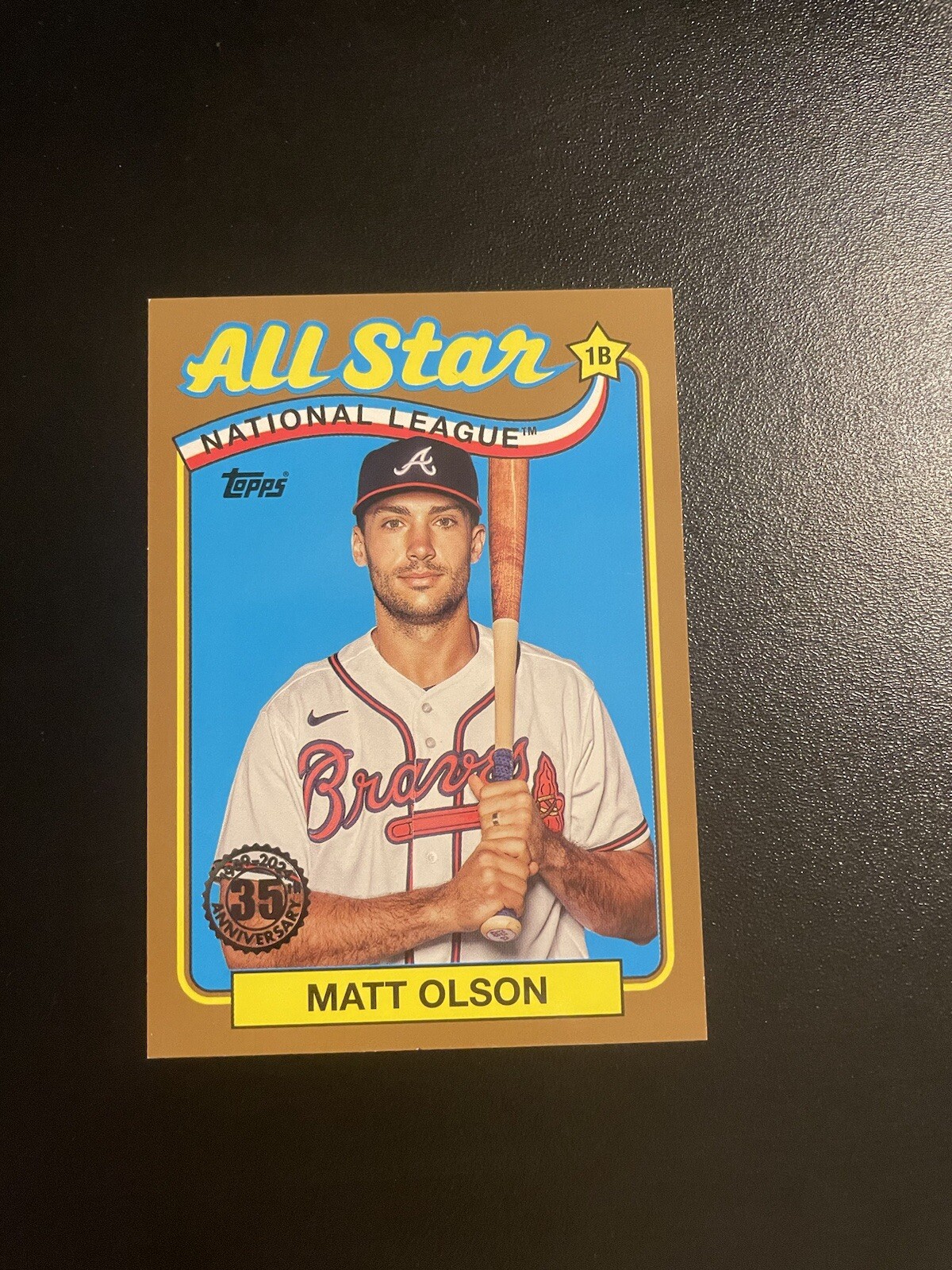 2024 Topps Matt Olson 1989 All-Star Gold Parallel /50 SP Braves