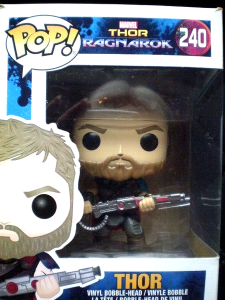 Funko Pop Marvel Thor Ragnarok Thor Figur Nr. 240 Bobble-Head In Aufstellbox Ovp-image