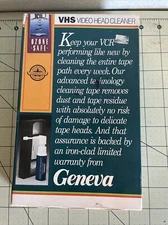 Geneva VHS Video Head Cleaner Used Plymouth MN Ozone Safe Free Shipping