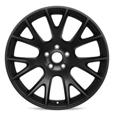 New Wheel For 2015-2019 Dodge Charger 20 Inch Painted Satin Black Alloy Rim