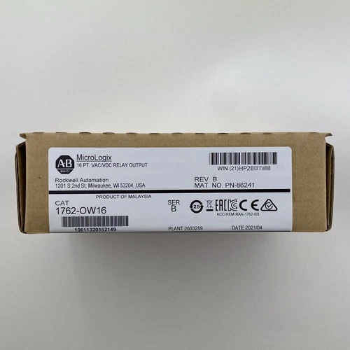 Sealed  Allen-Bradley 1762-OW16 MicroLogix 16 Point Relay Output Module