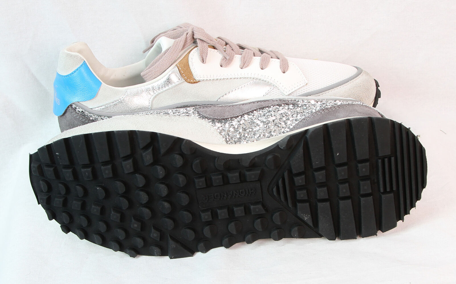 gentage anbefale Infrarød Hidnander Threedome Women&#039;s Sneakers Running Shoes Sport Gray Glitter  | eBay