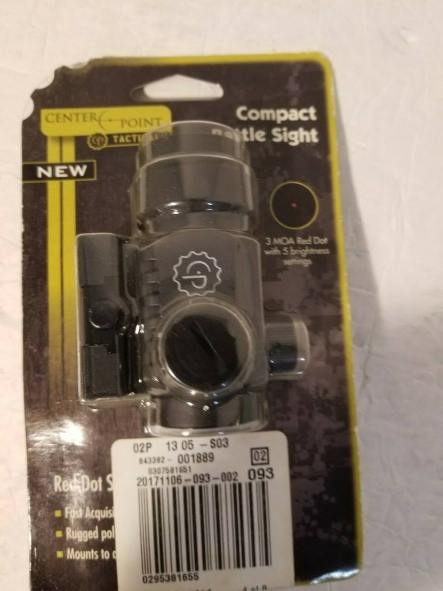 Center Point Optics Red Dot Systems CENTER POINT BATTLE Sight 1X30 Mm