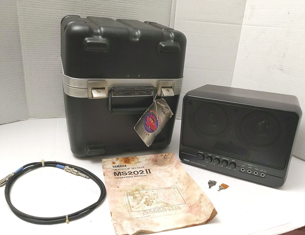 YAMAHA ヤマハ モニタースピーカー MS202 II YAMAHA ヤマハ/パワードモニタースピーカー/MS202II/NL01477/B