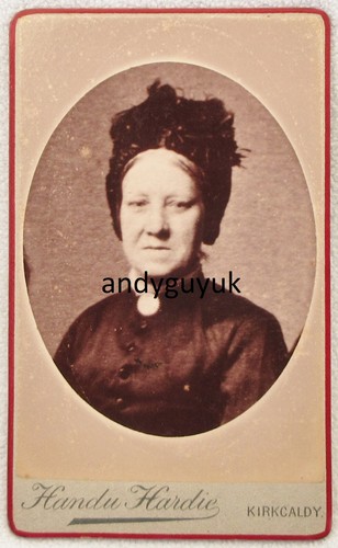 CDV DAMEN ANHÄNGER HANDU HARDIE KIRKCALDY SCHOTTLAND HUT MÜTZE MODE