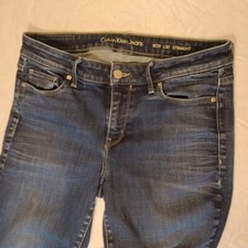 Calvin Klein Women's Blue Jeans Waist 29 Length 30 Straight Leg