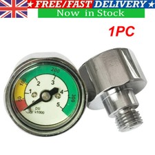 Scuba Diving Pony Bottle Pressure Gauge (Mini SPG) - Bar/PSI/Nitrox 5,000PSI Set