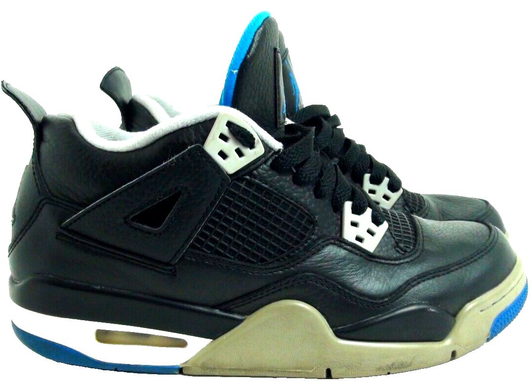 Size 6Y - Nike Air Jordan 4 Retro Motorsports Alternate Blue