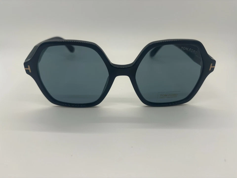 Nuevo TOM FORD TF1032 ECO 01A Gafas de sol negras 56-19-140 mm SIN ESTUCHE Foto 2 de 4