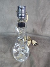 PIED DE LAMPE années 50, en cristal de SEVRES.