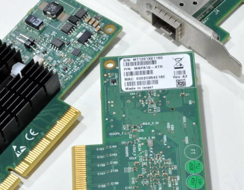 LOT OF 2 MNPA19-XTR 10GB Mellanox ConnectX-2 10Gbe 3m SFP+ Cable Network Card - Image 4 of 4