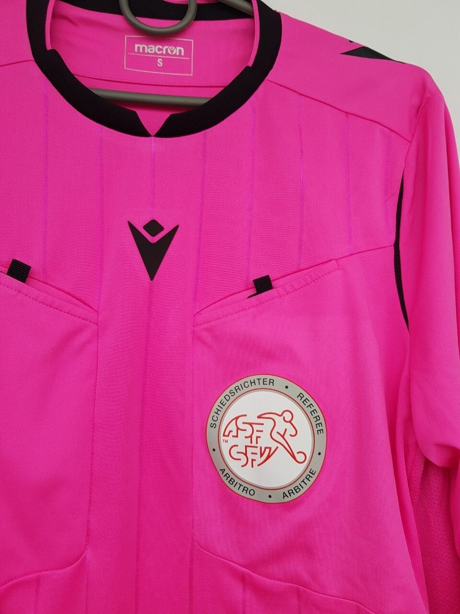 Football Pink Referee Kit Uefa Pink Referee Jersey Referee Apparel