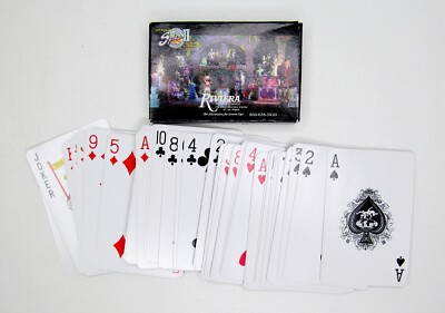 #ad Riviera Hotel amp; Casino Las Vegas Playing Cards VTG Splash II Deck FREE SHIP $7.99