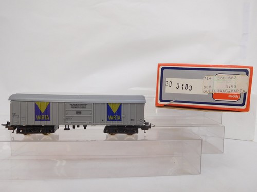 eso-09403	Lima H0 Güterwagen DB 6703864-9 Varta mit winzige Kratzer | Condition: Gebraucht