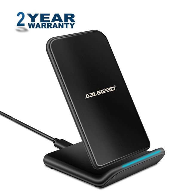 Black Wireless Qi Fast Charger Charging Stand Holder for Google Pixel 2