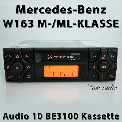 #ad #ad Original Mercedes W163 Radio Audio 10 BE3100 Kassettenradio Becker M ML Klasse EUR 239.99