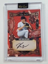 Ken Waldichuk 2023 Wild 5 Card Draw Red 1/2 Rookie Autograph Auto Houston Astros