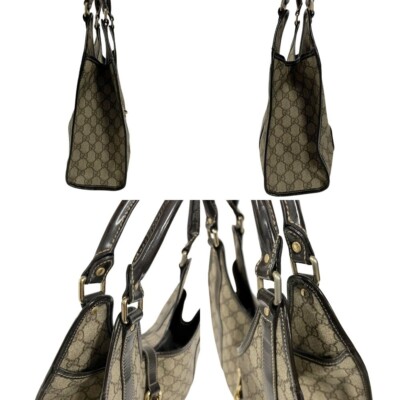 Gucci 203494 Jackie Handbag Shoulder Bag GG Supreme Canvas