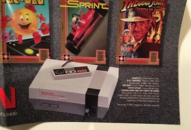 SUPER SPRINT - NES Poster - Tengen - Crisp - Vintage - Rare