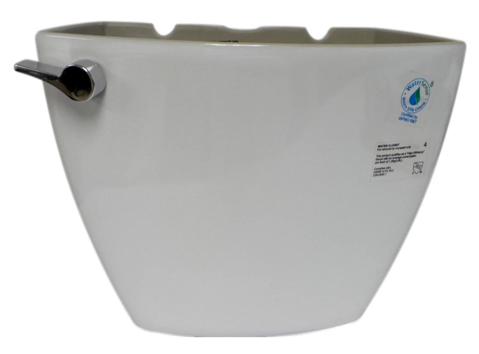 Signature Hardware SHBD214WH Toilet Tank & Trip Lever Assembly Only without Lid